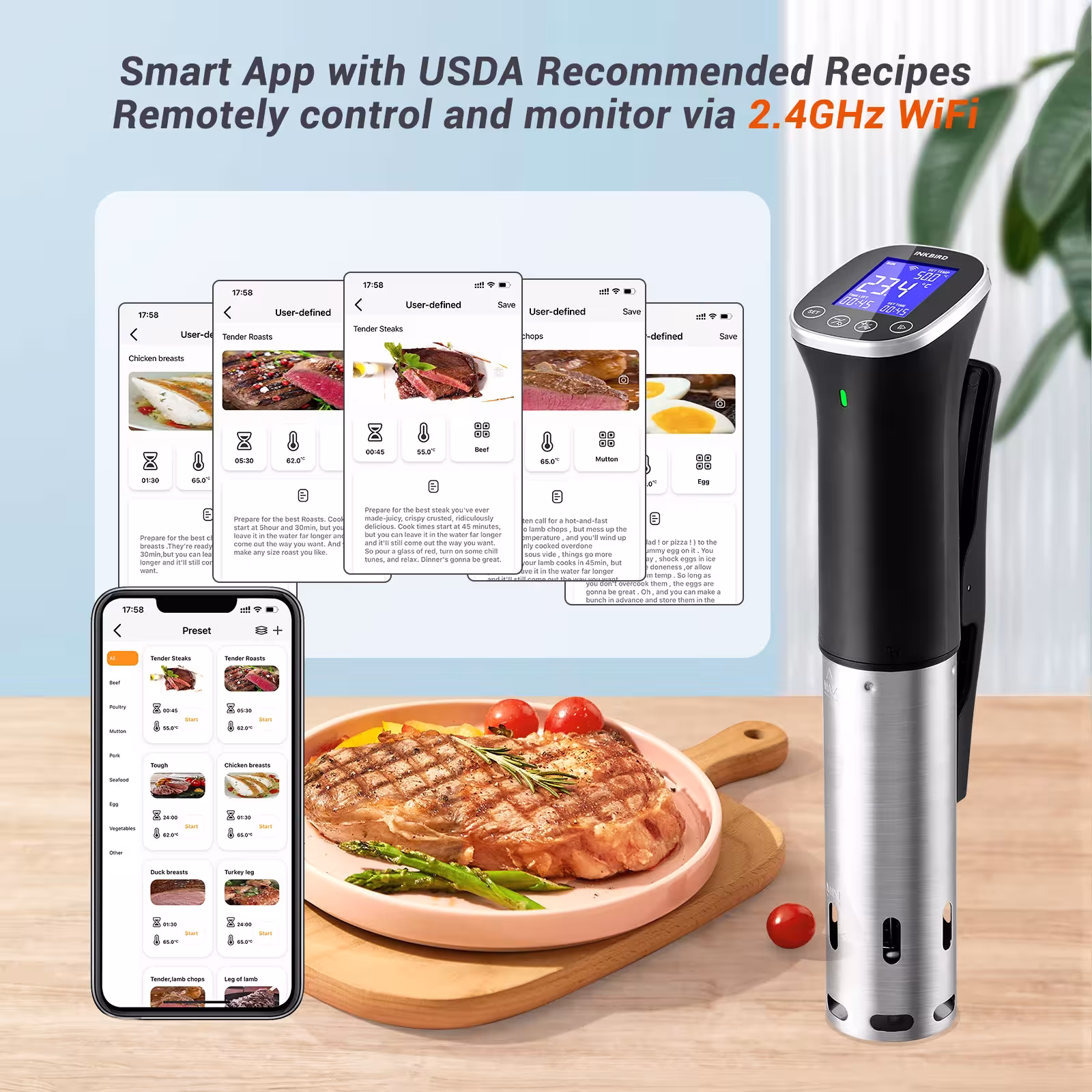 Cuiseur sous vide WiFi