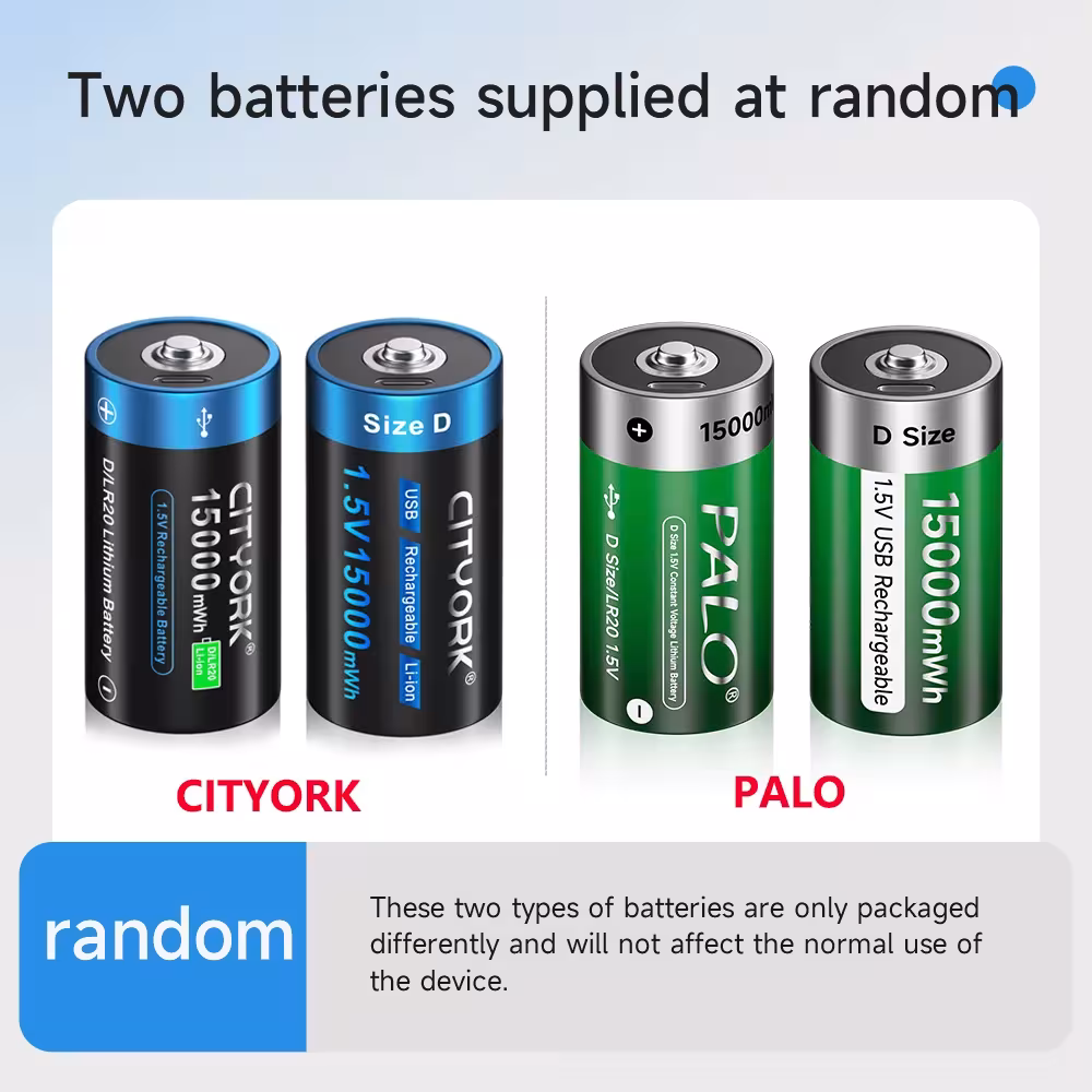 batterie rechargeable D USB