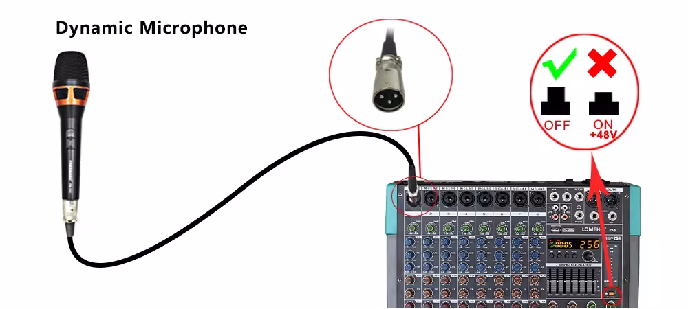 mixeur audio avec Bluetooth
