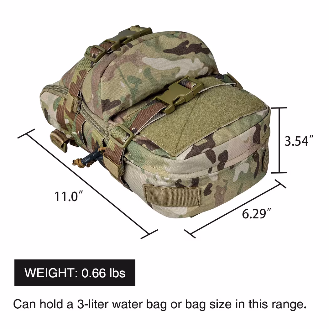 sac à dos d'hydratation tactique