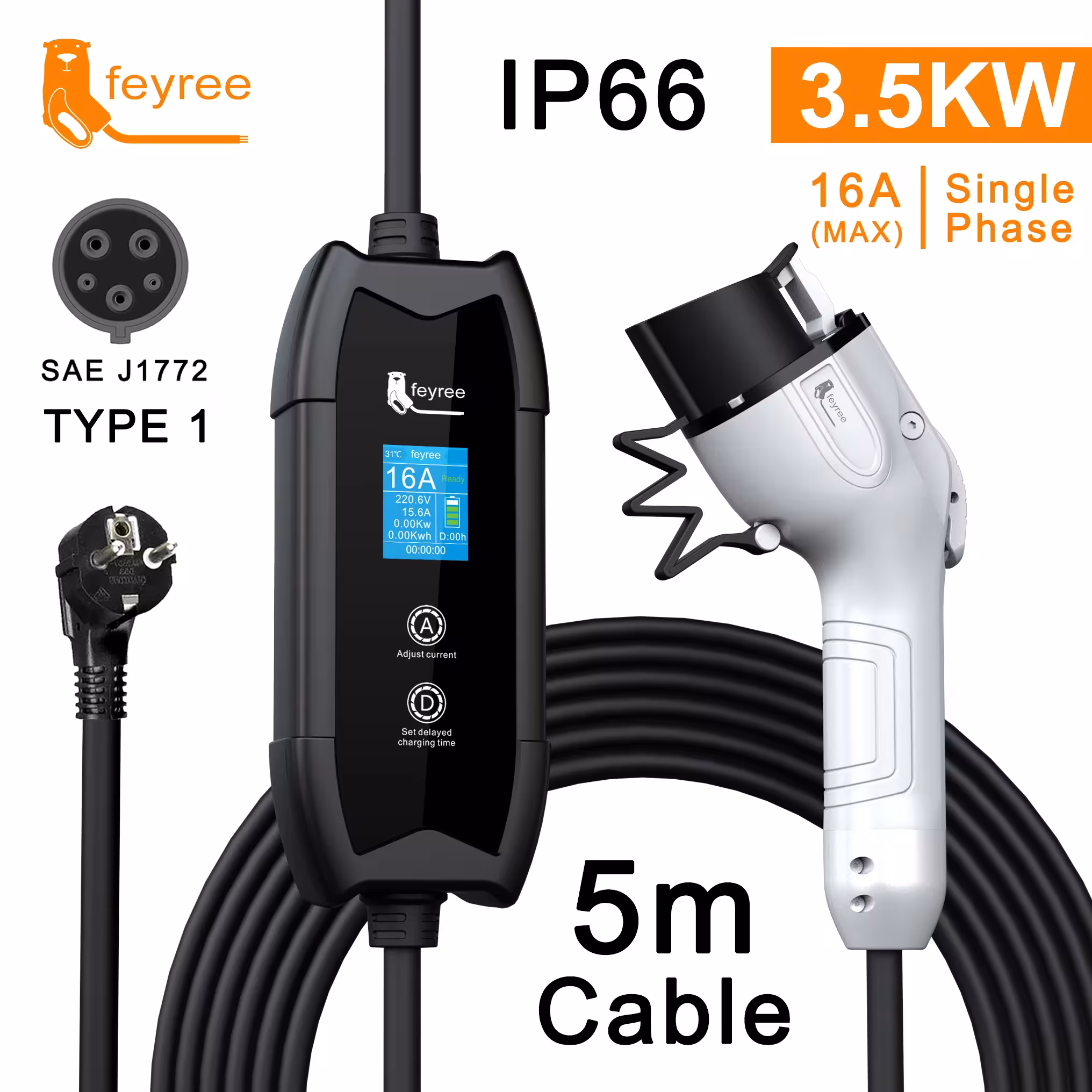 chargeur portable pour voiture électrique