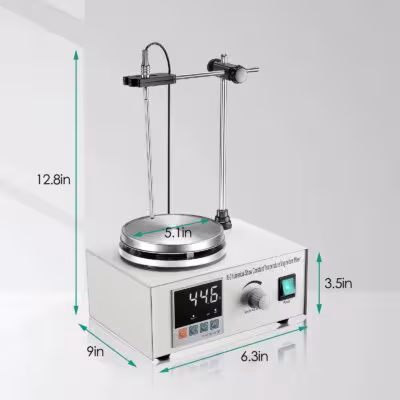 85-2 Agitador magnético con función de placa calefactora 1000 ml