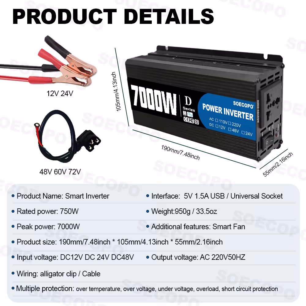 convertisseur de puissance 6000W-10000W