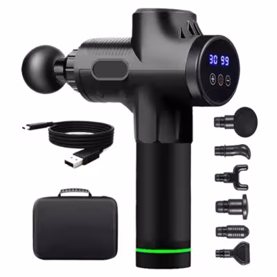 Pistolet de massage électrique pour massage profond des muscles du dos et du cou