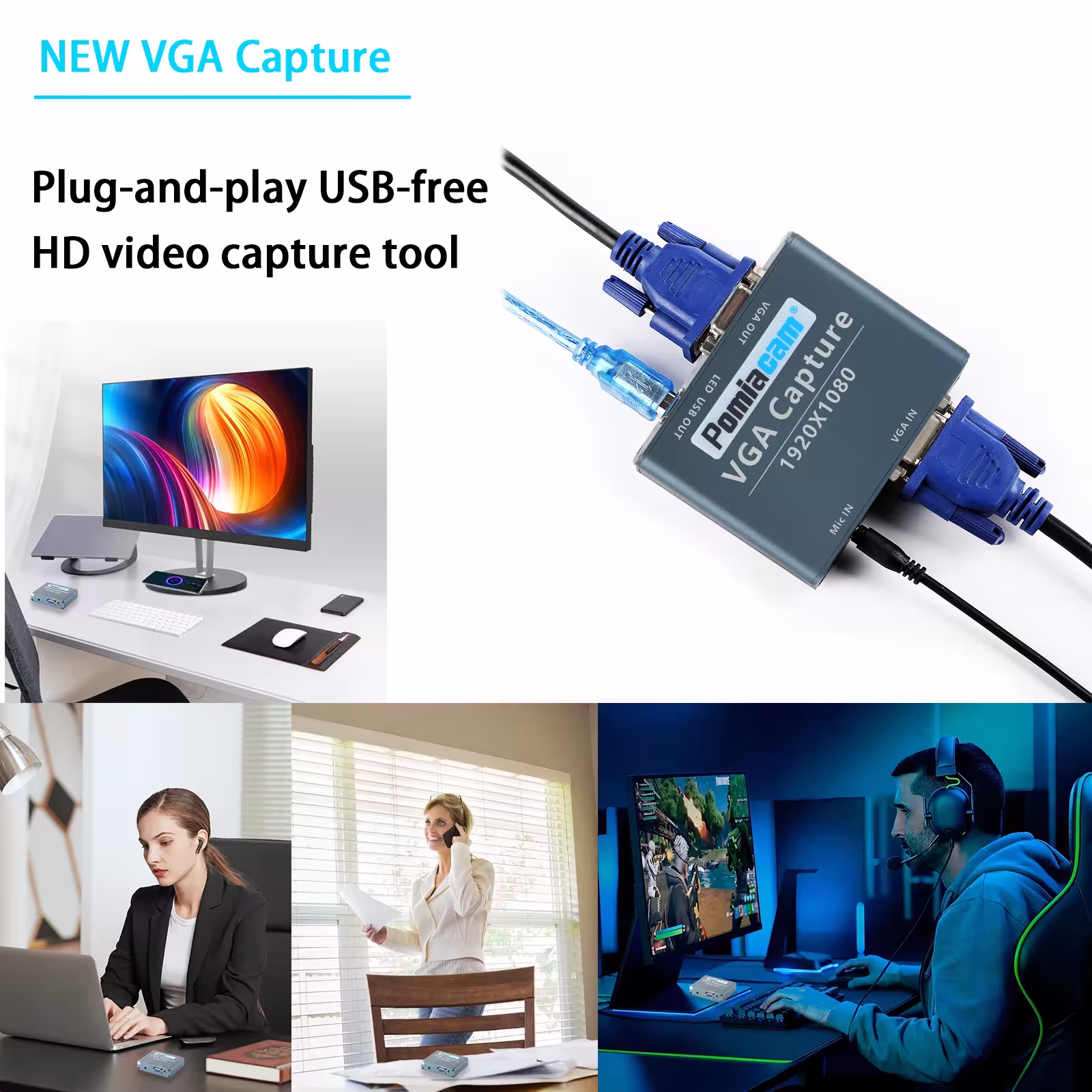 VGA į USB adapteris