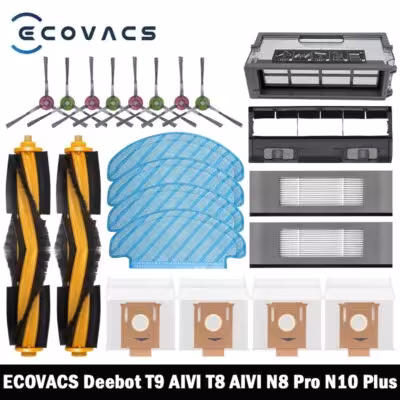 ECOVACS Deebot T8 AIVI T9 AIVI N8 Pro AIVI N9 N10 Plus accessories main brush side brush filter
