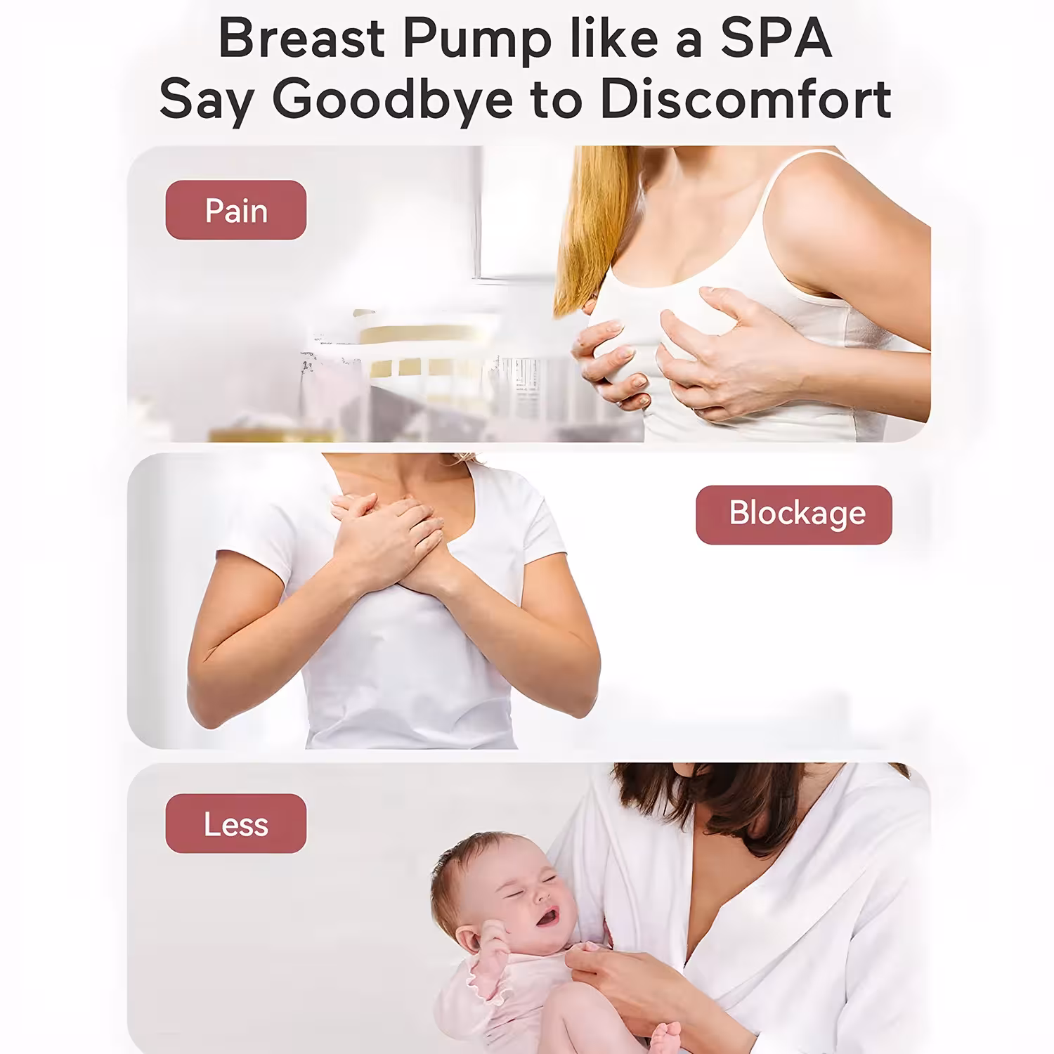 appareils électriques pour l'aspiration des seins