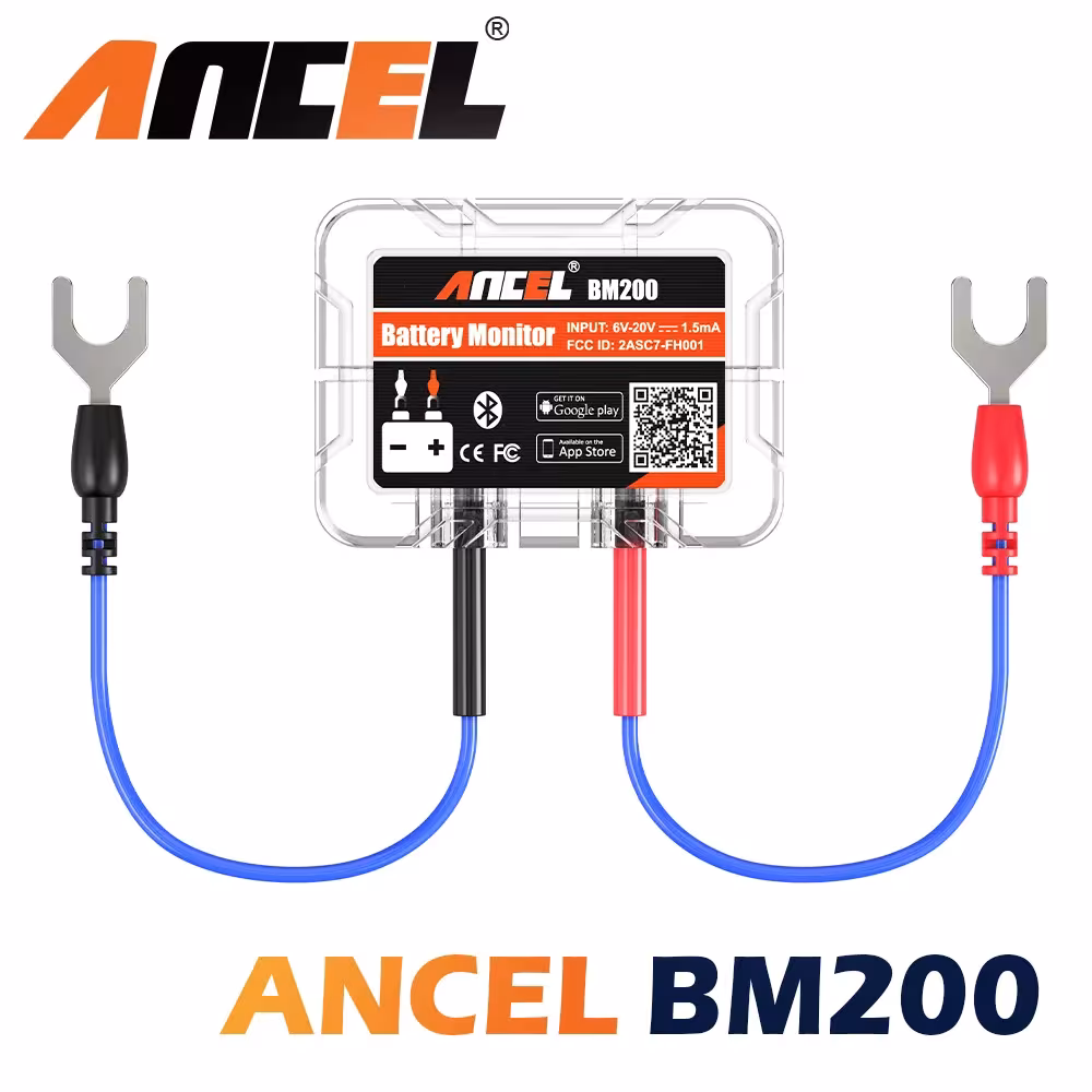 Monitor batteria ANCEL BM200 12V per auto Bluetooth