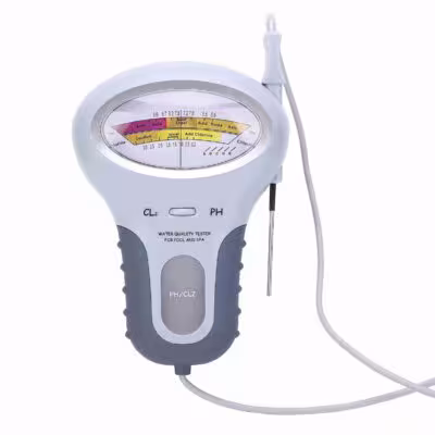 Mesureur de pH et de chlore 2 en 1 pour piscine - testeur de qualité de l'eau CL2