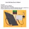 pannello solare 2400mA