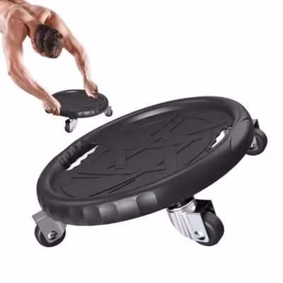 Entraîneur musculaire abdominal silencieux jusqu'à 150kg avec poignées et protection routière