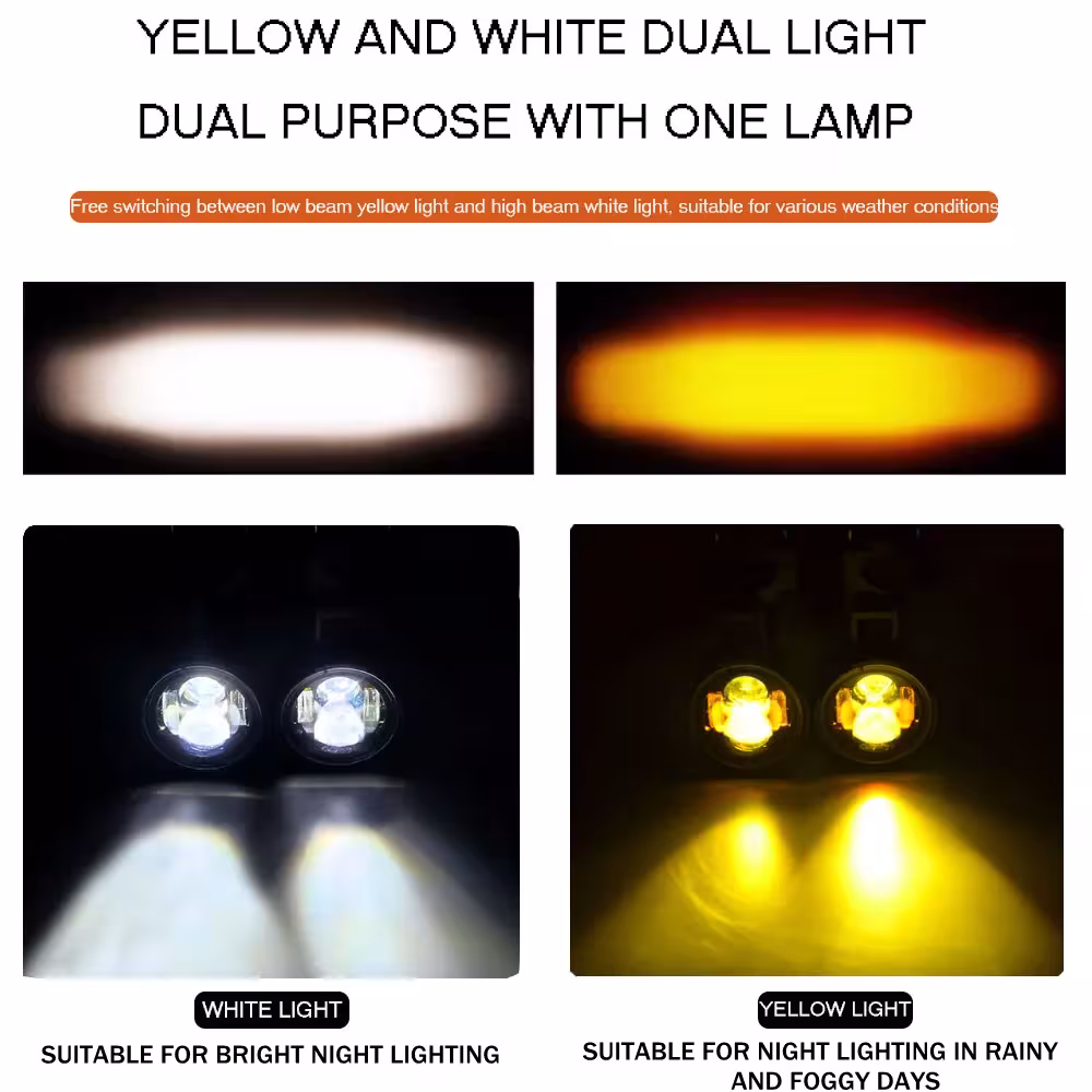 LED motorcycle lights 100W