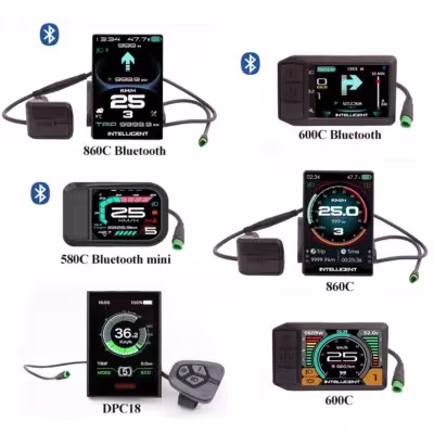 Pantalla BAFANG con protocolo CAN 860C 600C 530S DPC18 P860C para bicicleta eléctrica con Bluetooth