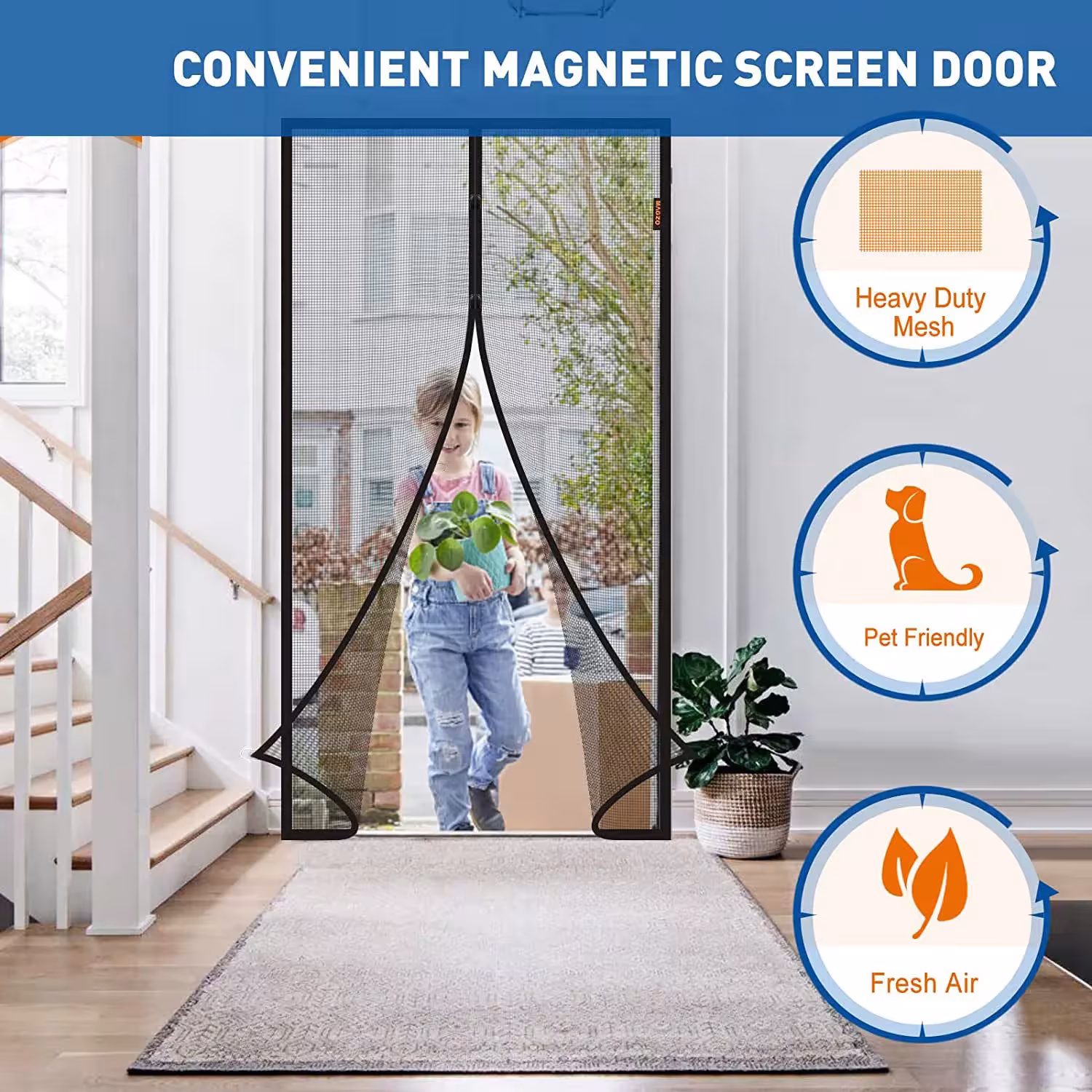 magnetic mosquito door curtain