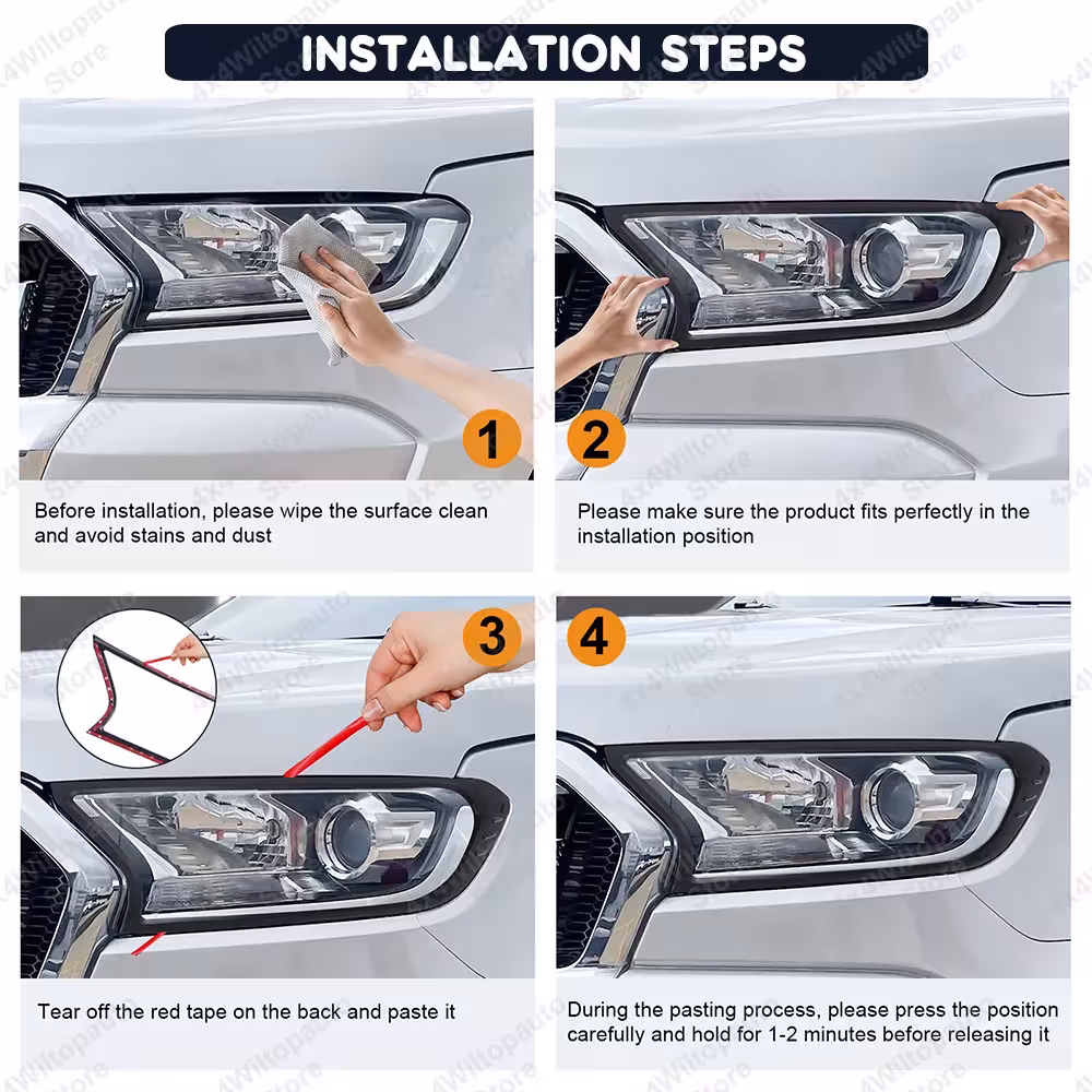 Rivestimenti della lampada Ford Ranger