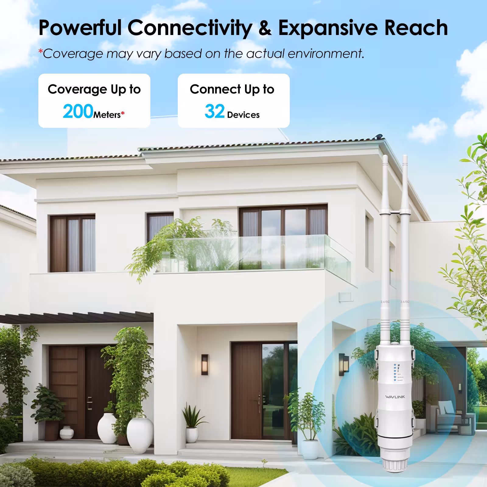 router WiFi al aire libre