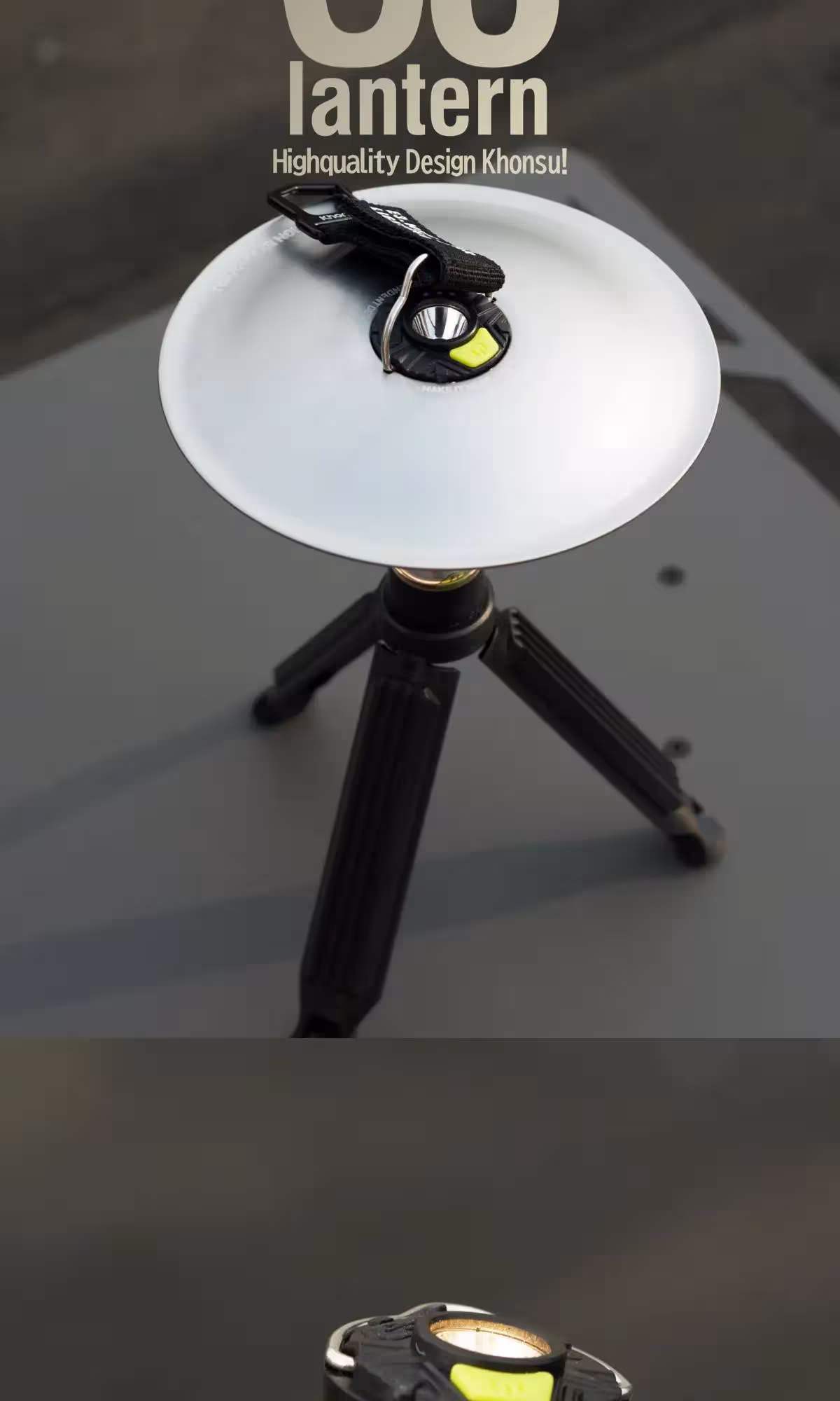 Linterna LED de pie recargable GZ de 3000mAh