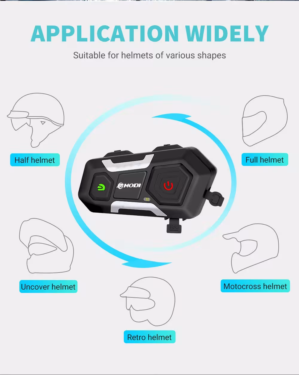 motorcycle helmet intercom