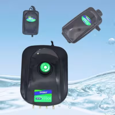 SOBO Silent Aquarium Oxygen Air Pump, Fish Tank Adjustable Air Volume, High Power Oxygenator, Air Compressor, Aerator, 220v