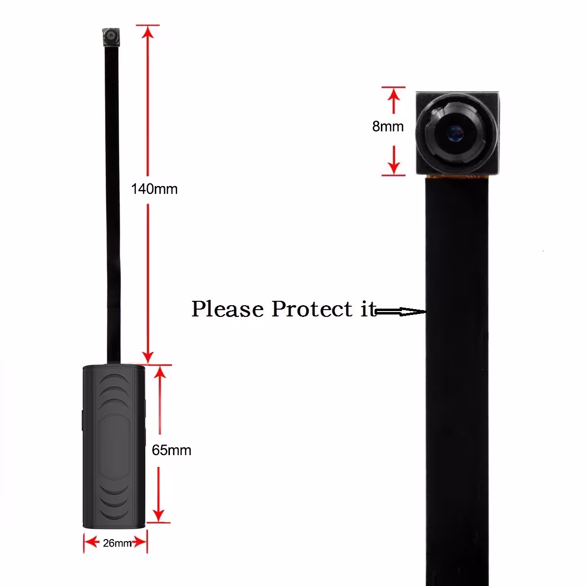 nešiojama WiFi stebėjimo kamera 1080P