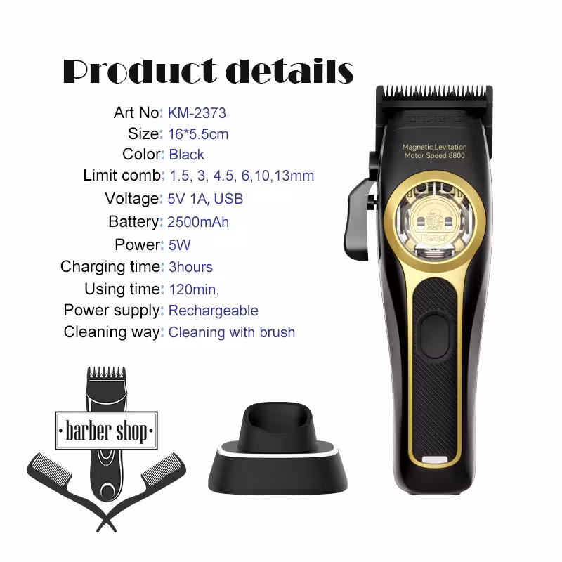 tondeuse à cheveux professionnelle pour hommes