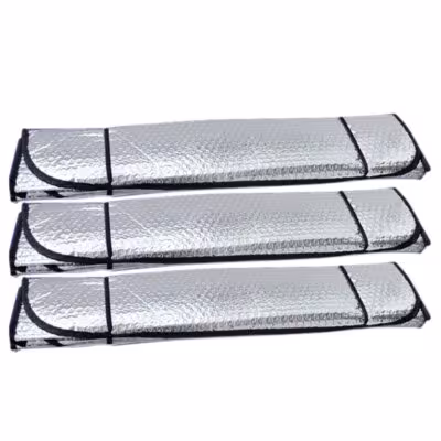 Parasole per auto flessibile riflettente per parabrezza con protezione UV