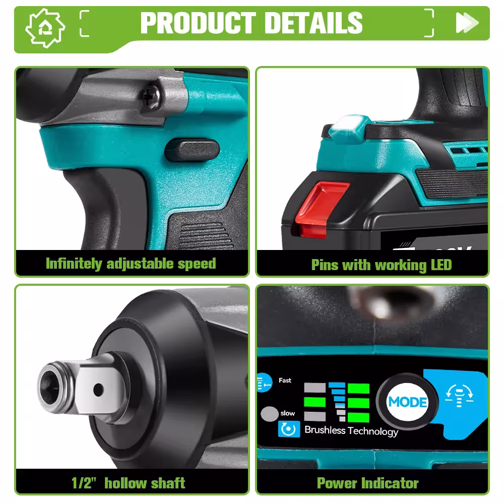 avvitatore a impulsi elettrico 1000 Nm