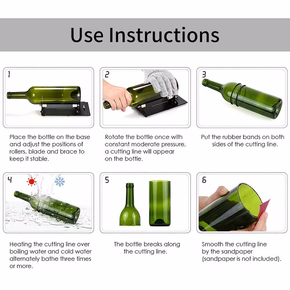 glass bottle cutting machine