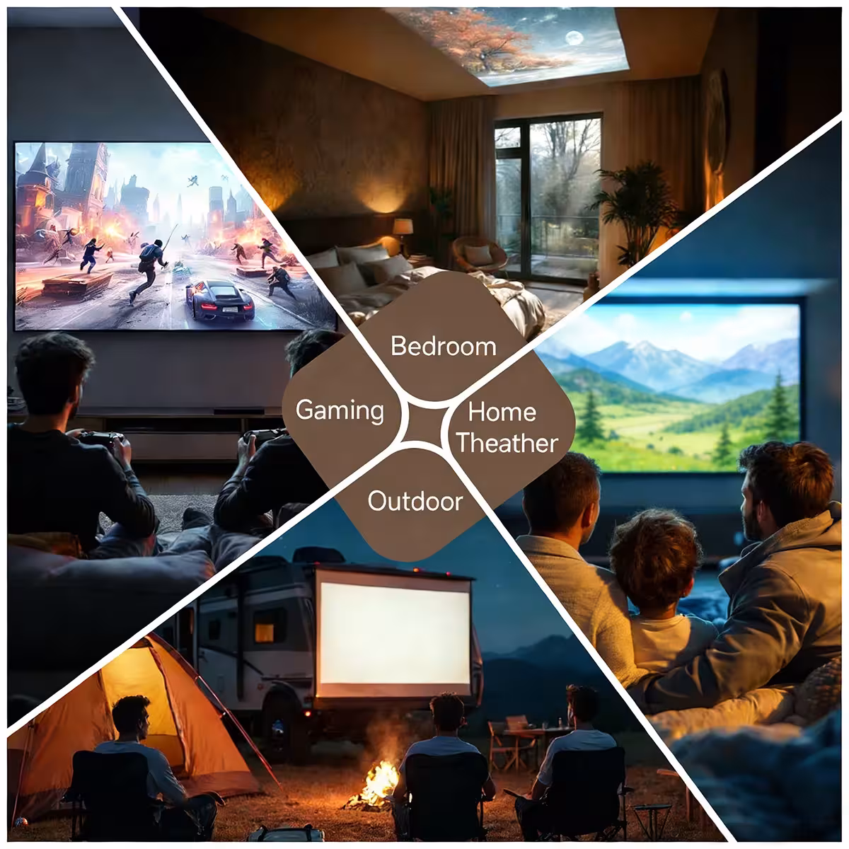 portable projector 1080P
