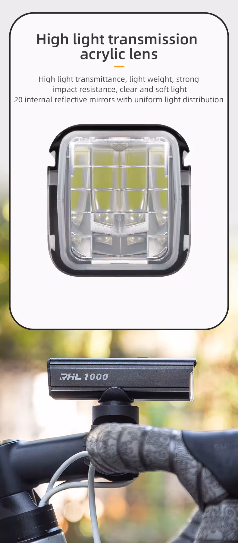 bicycle front lamp LED