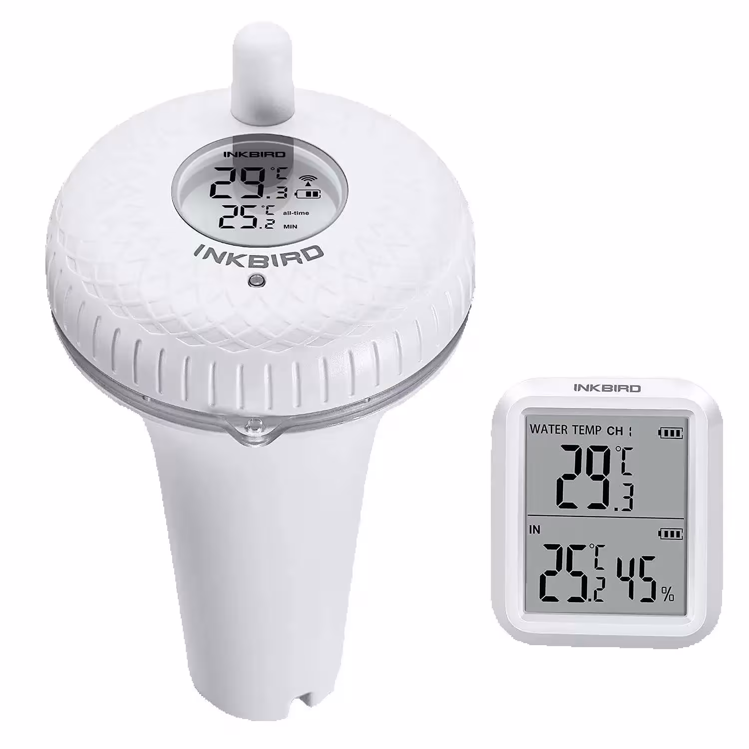 INKBIRD IBS-P01R Belaidis Baseno Termometras IPX7 Plaukiojantis Vandens Temperatūra