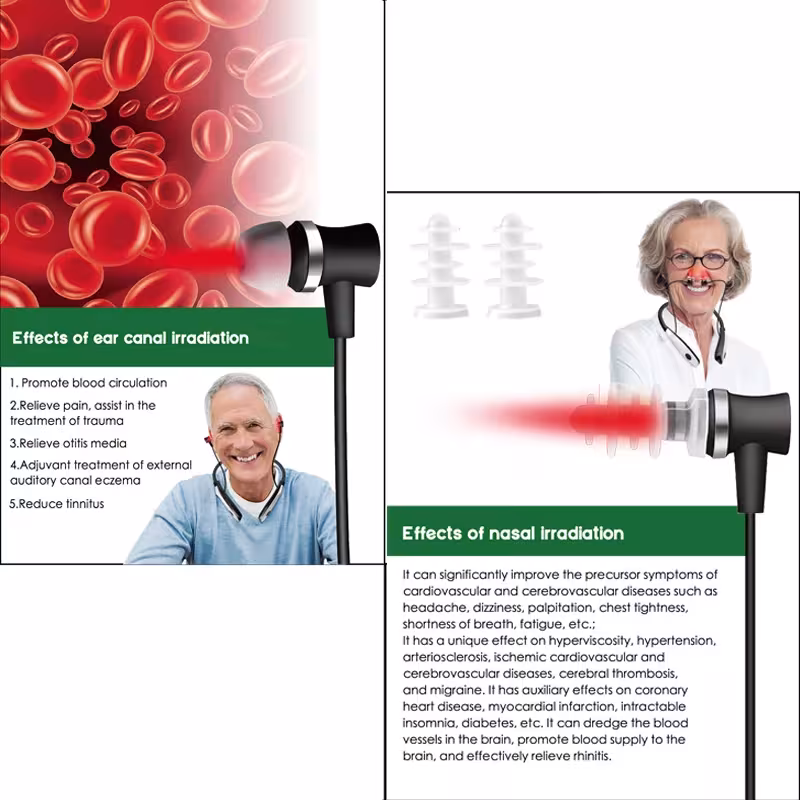 Red light nasal therapy