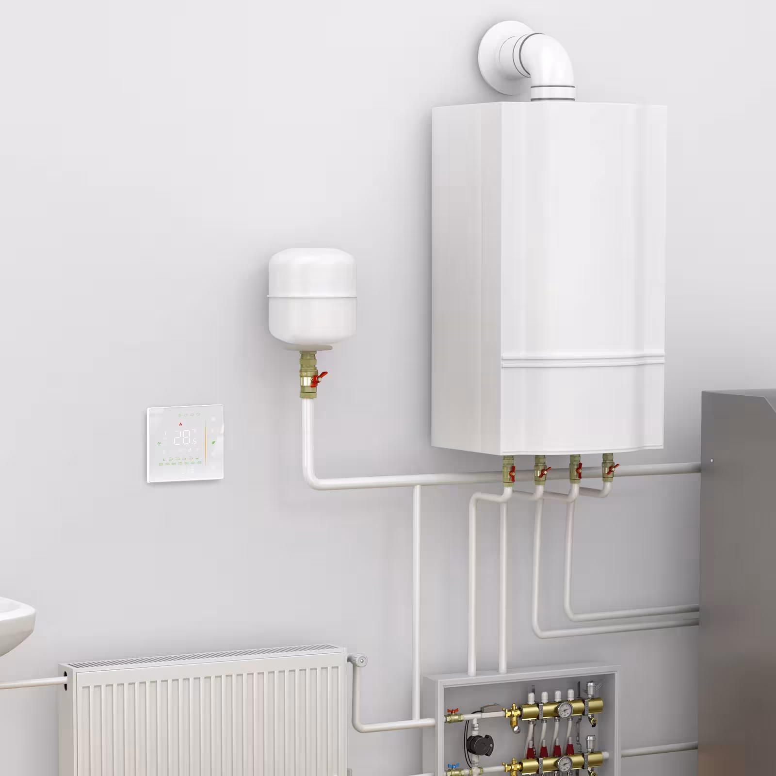 WiFi thermostat for heating
