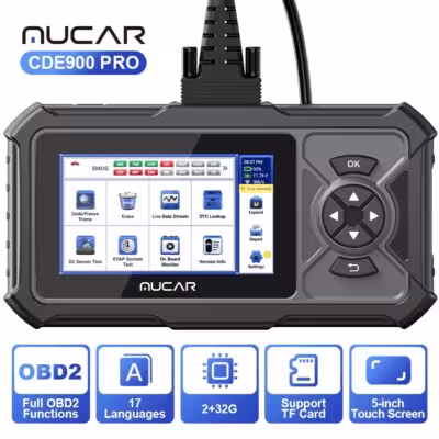 MUCAR CDE900 PRO OBD2 automobilio diagnostikos skaitytuvas WiFi 28 atstatymas