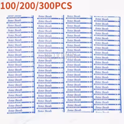 300/200/100 vnt. Nosies juostelės nuo šnarchimo geresniam kvėpavimui ir miegui