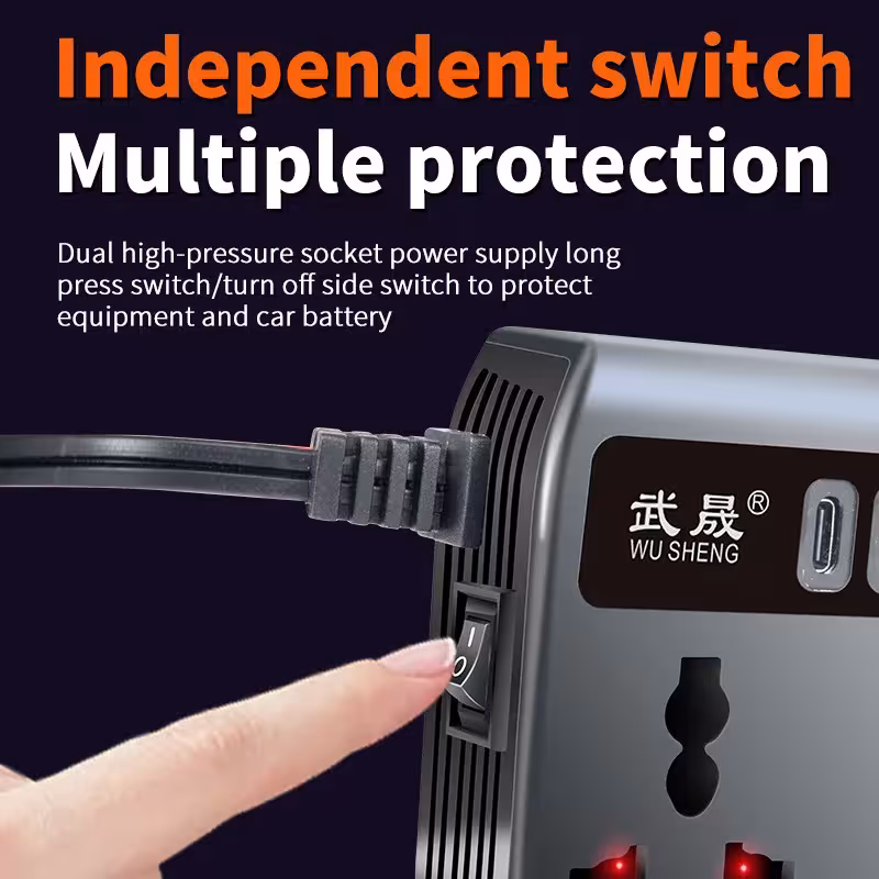 portable car inverter 12V