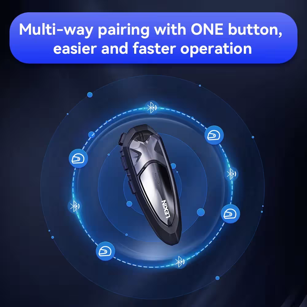 Bluetooth intercom motociklui
