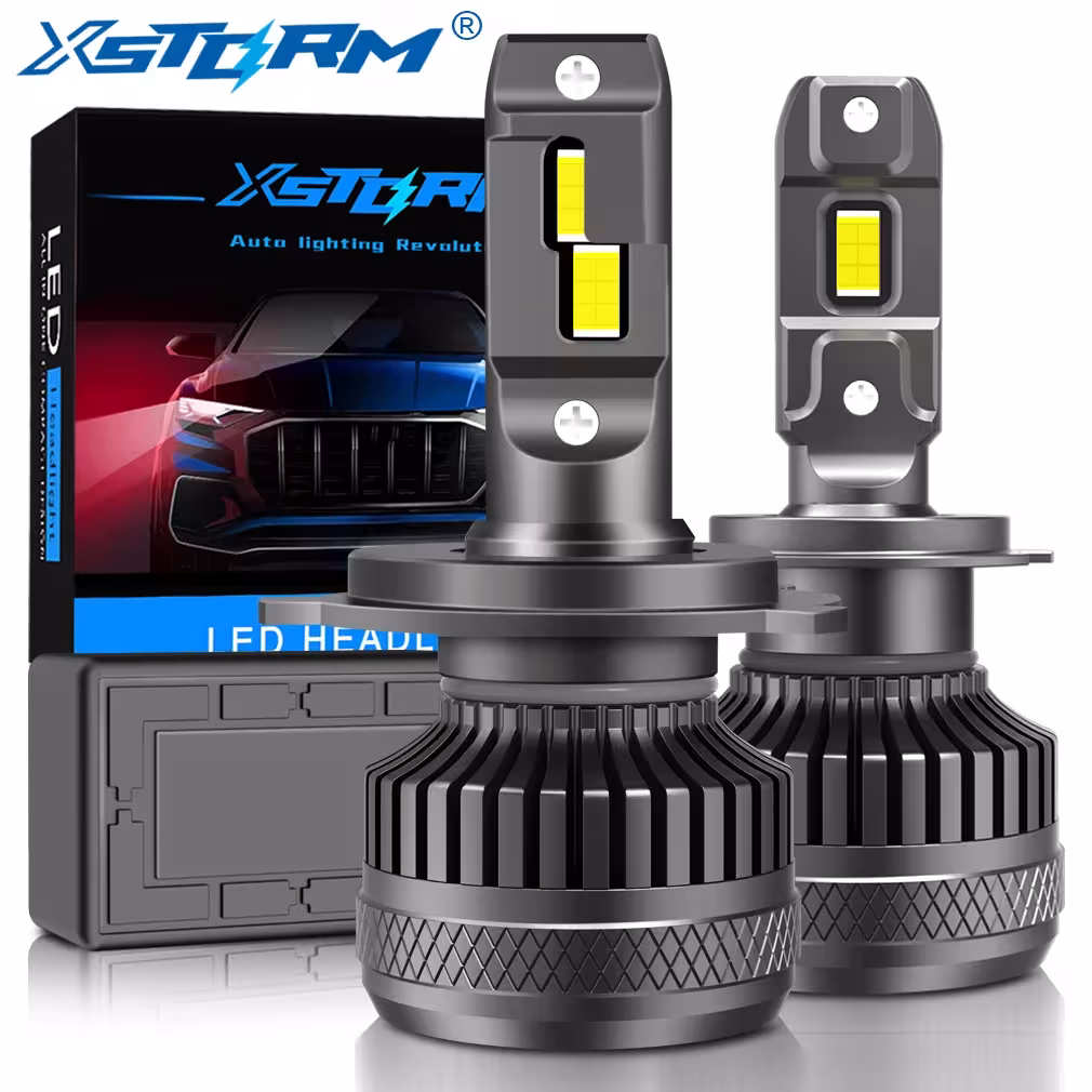 XSTORM H1 H4 H7 LED Canbus 140W 30000LM 6500 K lámpara de coche conjunto
