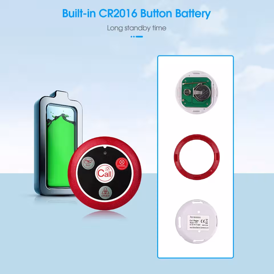 wireless call buttons for restaurants