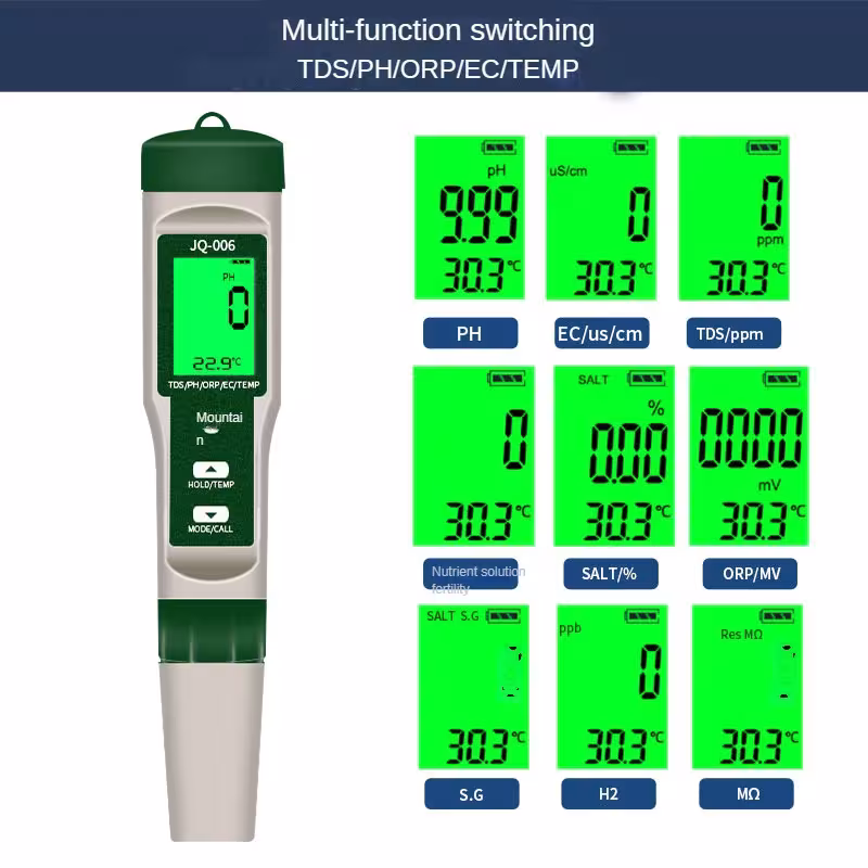 monitor per la qualità dell'acqua per acquari