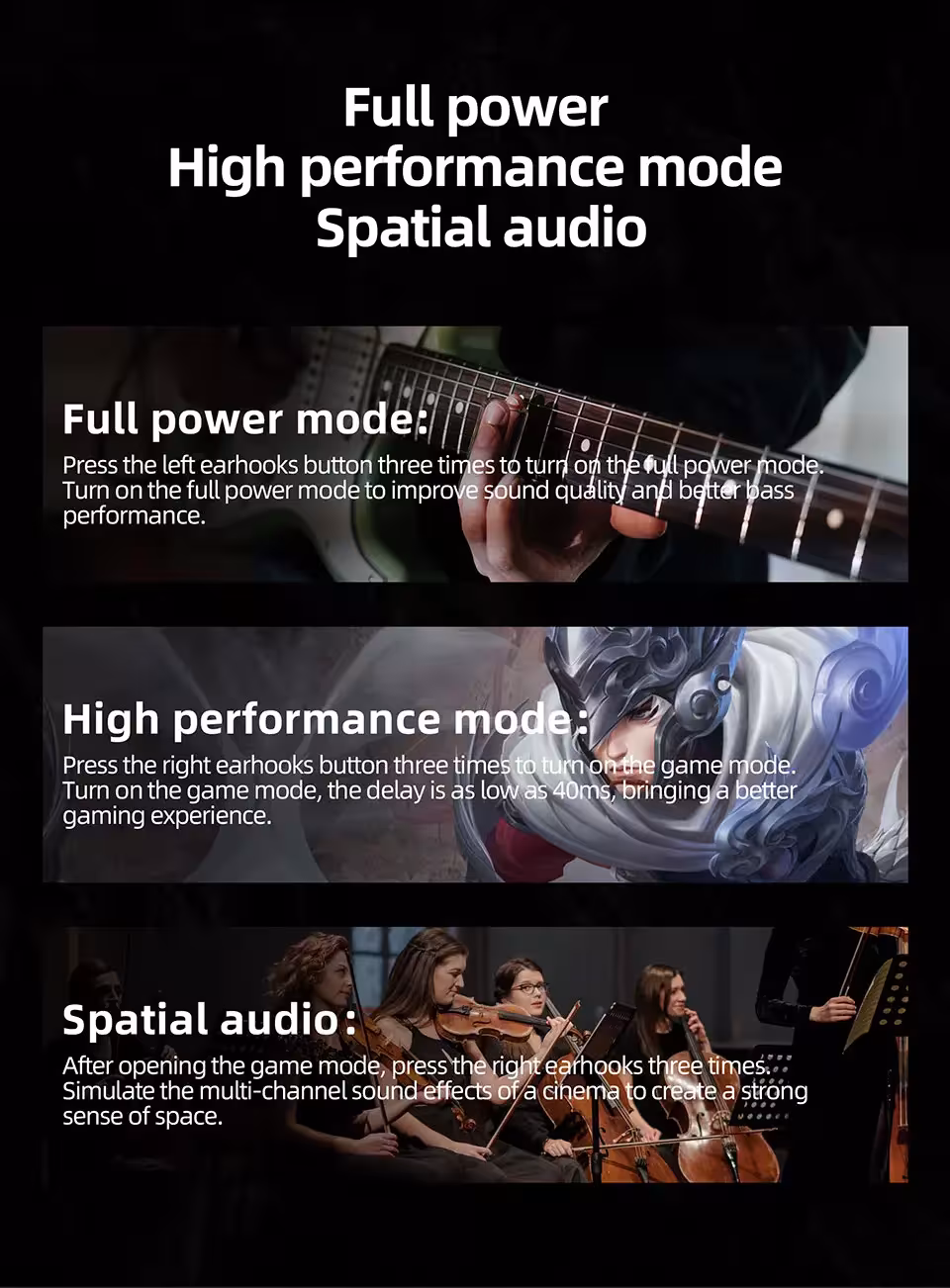 faros inalámbricos Bluetooth 5.4