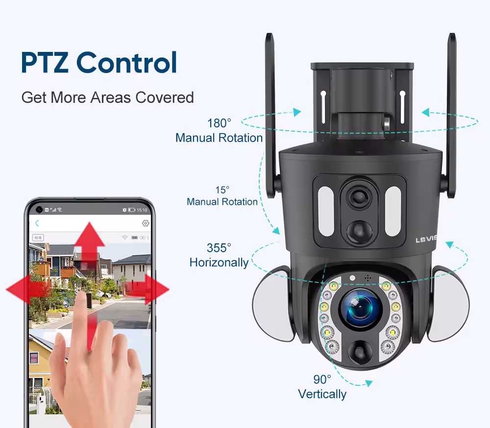 solar-powered PTZ camera