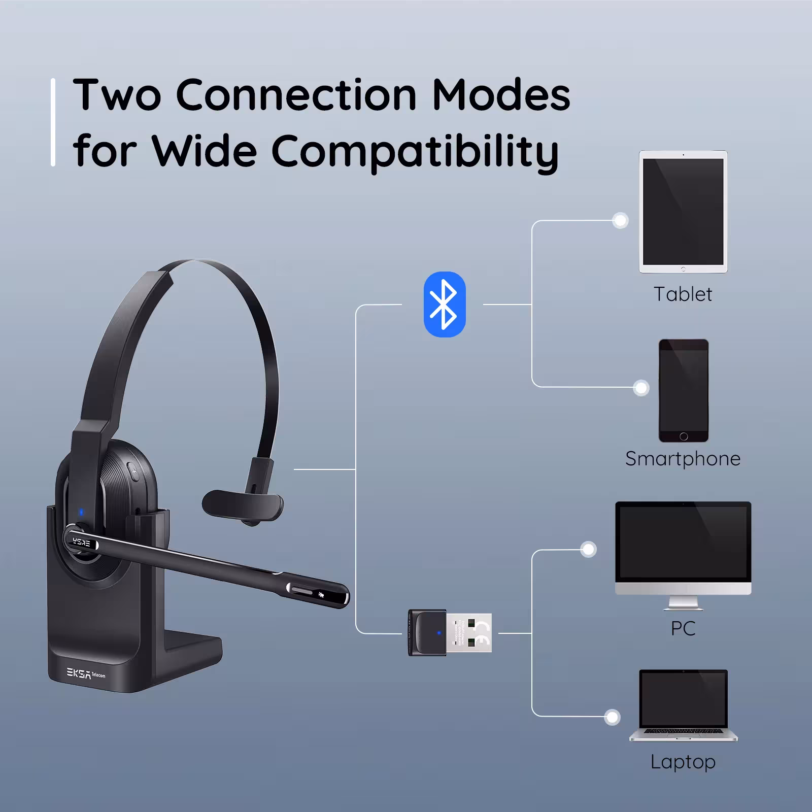 Wireless Bluetooth ausai biurui