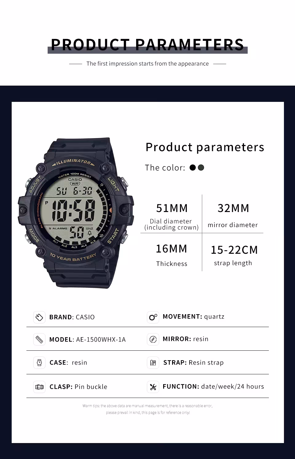 Casio Horloge électronique