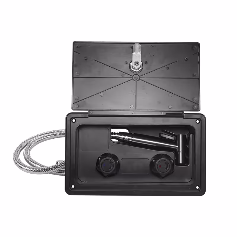 TYTXRAS rain-protected shower box with 1.5M metal hose