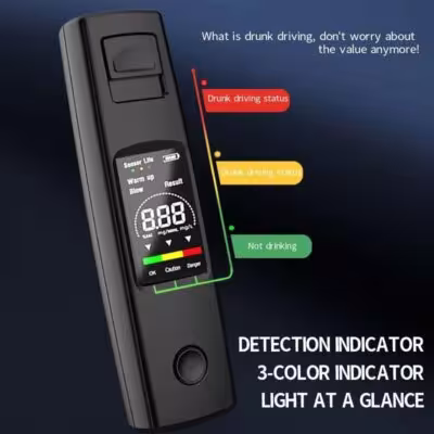 Alkoholio testuoklis Breathalyzer Type-C su aukšta jautrumu ir spalvotu ekranu