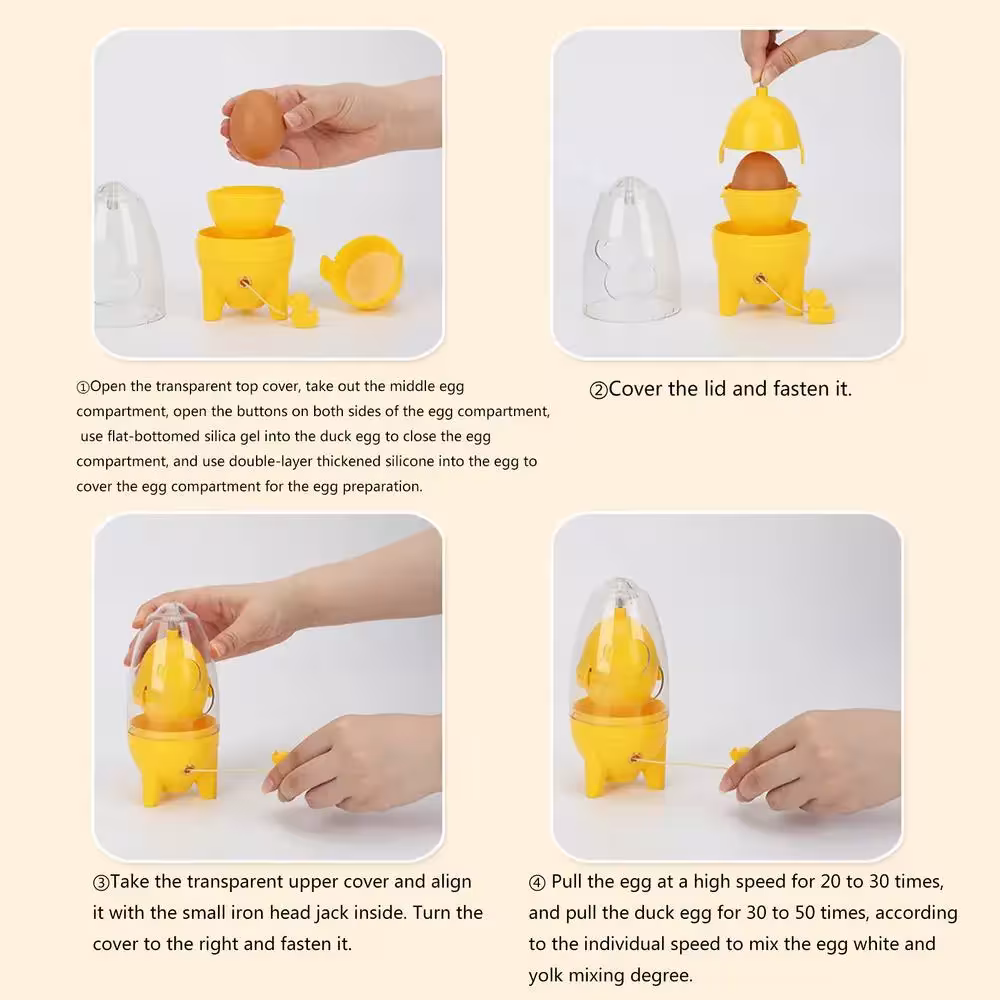 egg blender manually