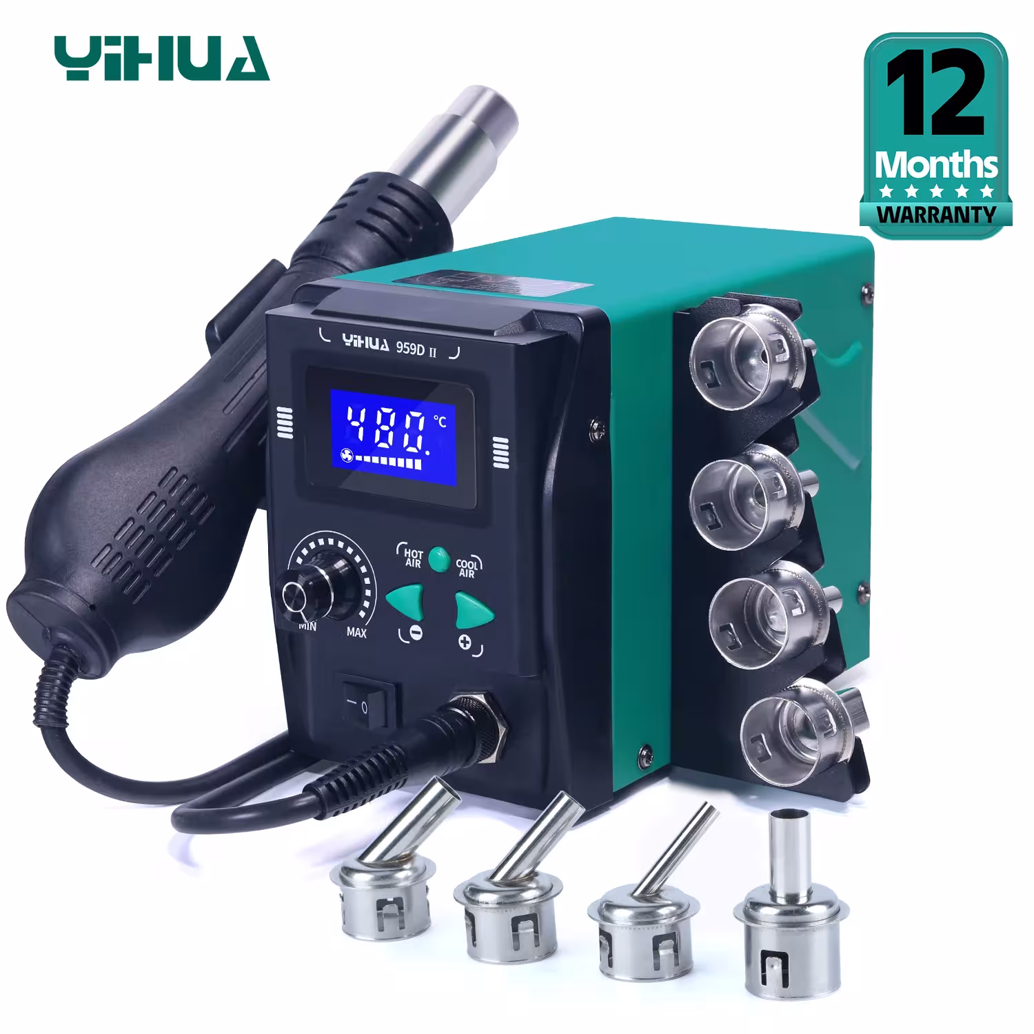 YIHUA 959D-II 700W hot air gun soldering station for telephone repair