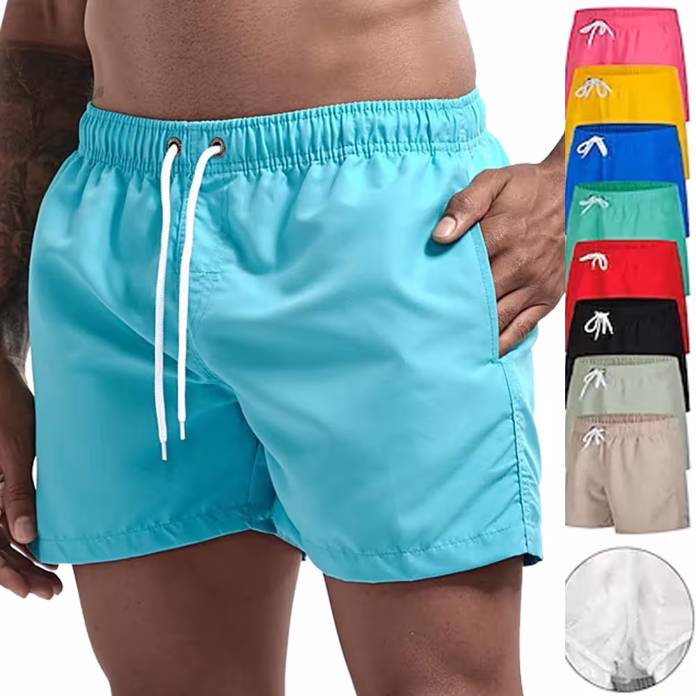 Men's swim shorts quick-drying boardshorts swimwear breathable
