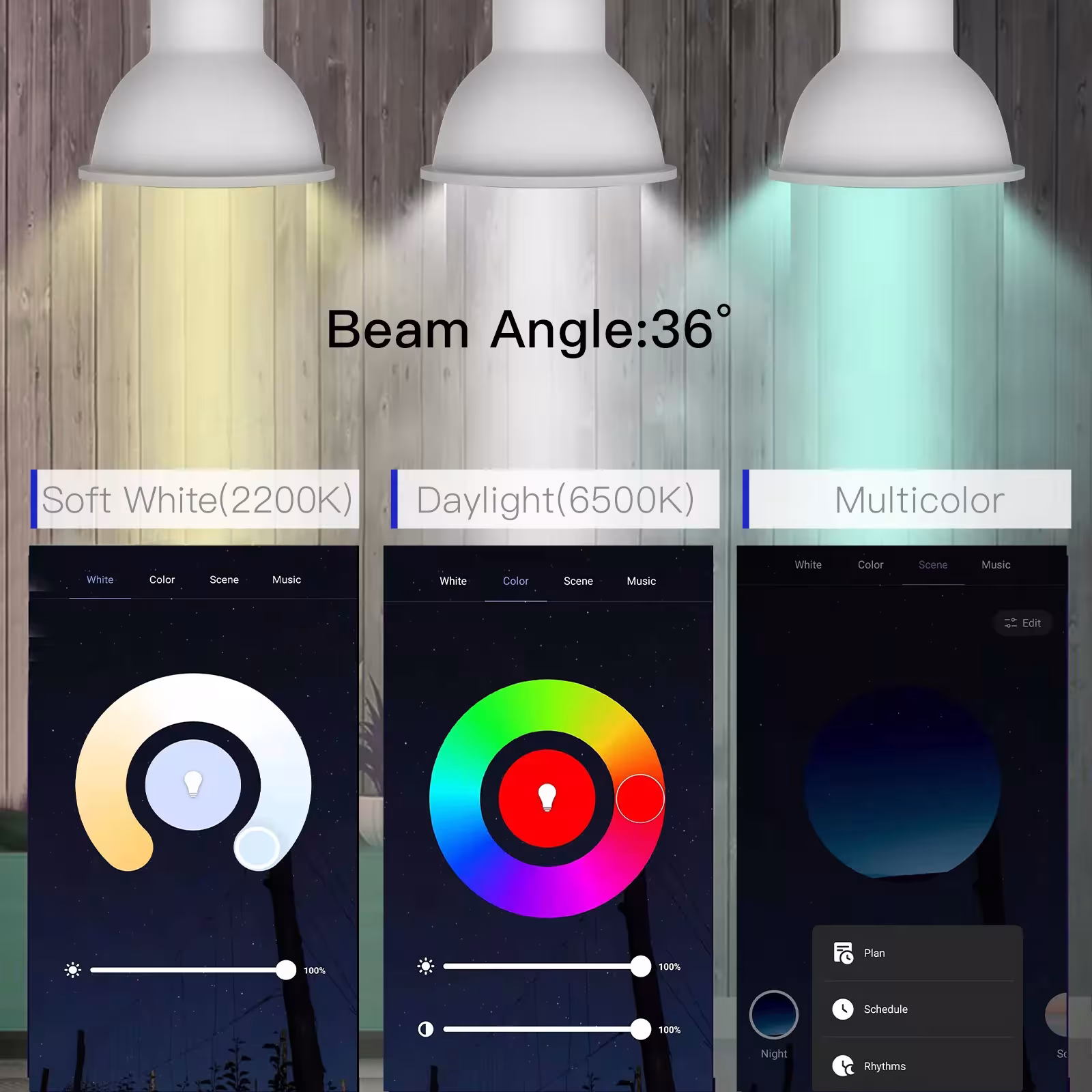 Tuya ZigBee GU10 Smart LED lempos